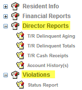 Address Book web-type and access level.